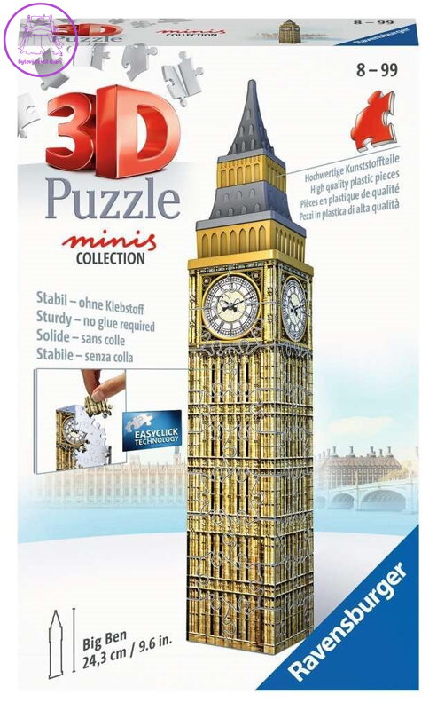 RAVENSBURGER 3D puzzle Mini Big Ben 54 dílků