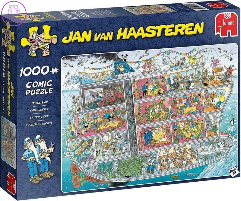 JUMBO Puzzle JvH Výletní loď 1000 dílků