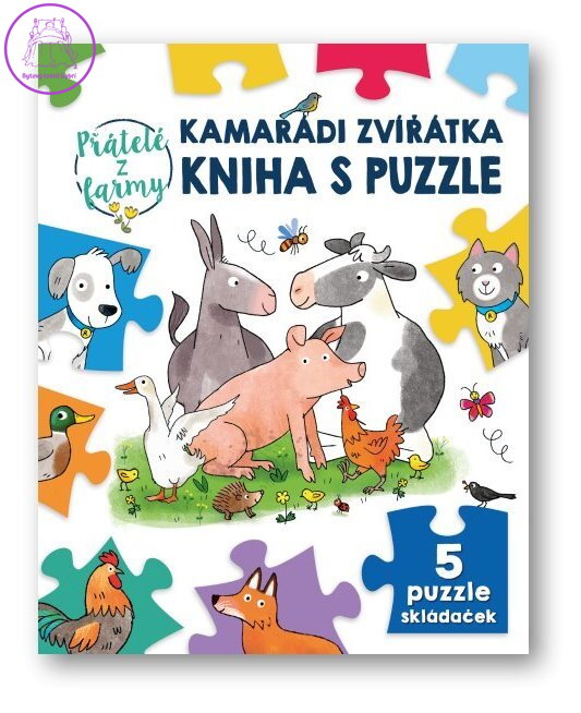 Svojtka & Co. Kniha s puzzle: Kamarádi zvířátka 5x9 dílků