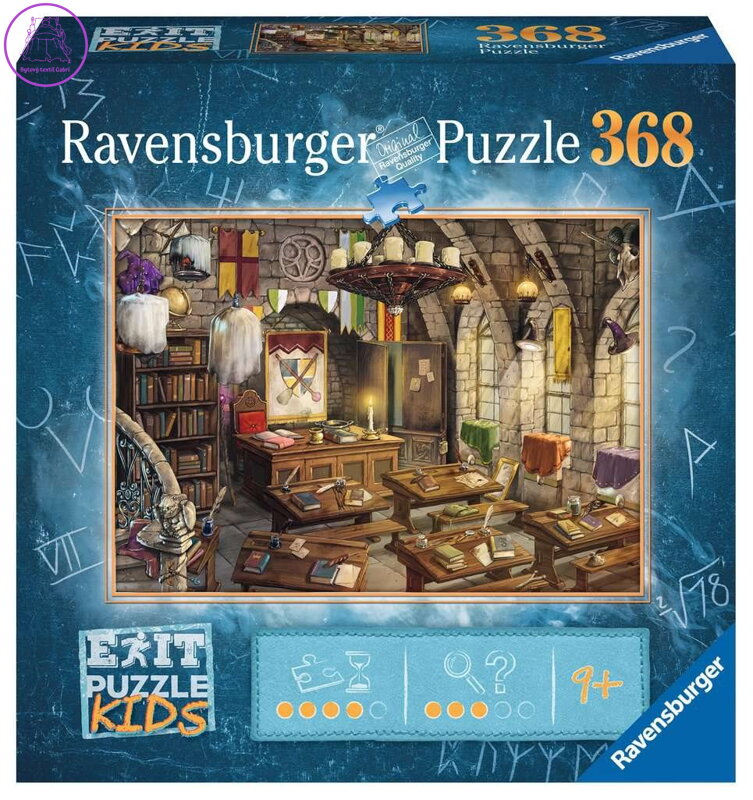 RAVENSBURGER Únikové EXIT puzzle Kids Kouzelnická škola 368 dílků