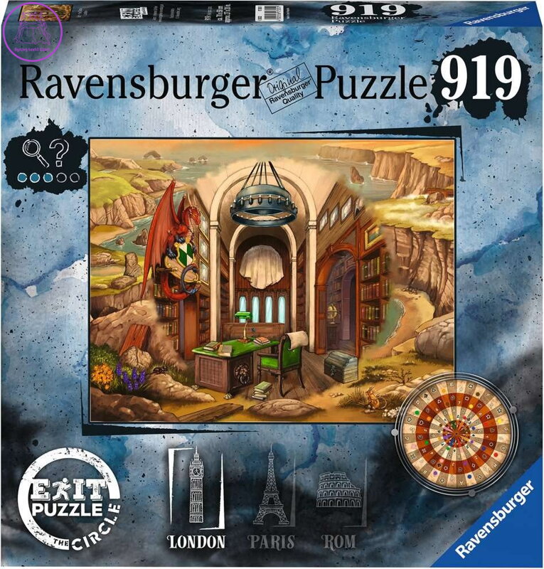 RAVENSBURGER Únikové EXIT puzzle Kruh: V Londýně 919 dílků