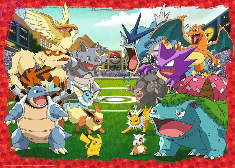 RAVENSBURGER Puzzle Pokémon: Poměr síly 1000 dílků