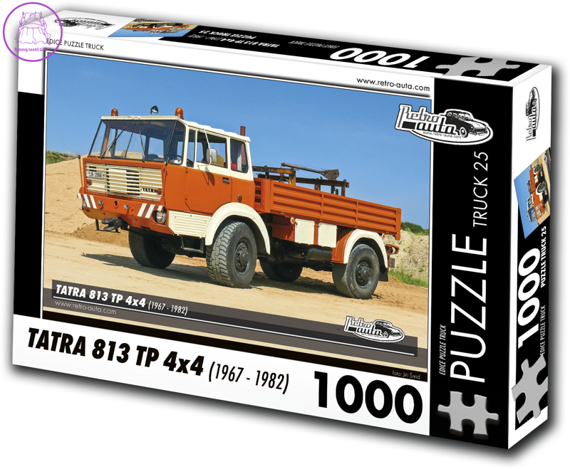 RETRO-AUTA Puzzle TRUCK č.25 Tatra 813 TP 4x4 (1967-1982) 1000 dílků