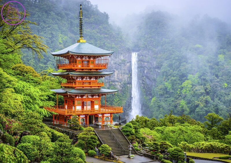 ENJOY Puzzle Pagoda Seiganto-ji, Japonsko 1000 dílků