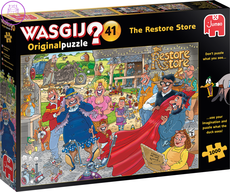 JUMBO Puzzle WASGIJ 41: The Restore Store 1000 dílků