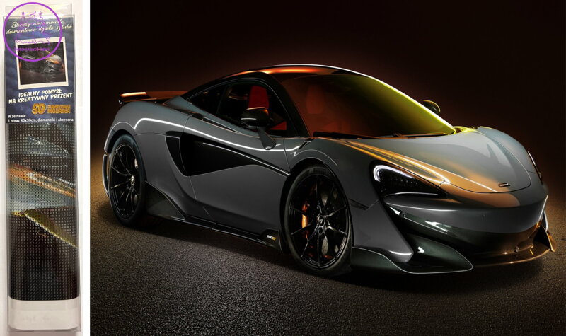 Norimpex Diamantové malování McLaren 600LT 30x40cm