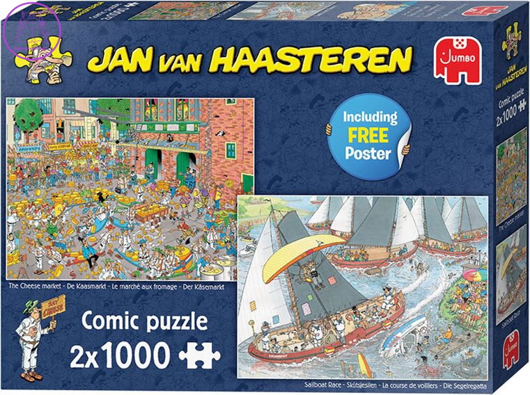 JUMBO Puzzle JvH Holandské tradice 2x1000 dílků