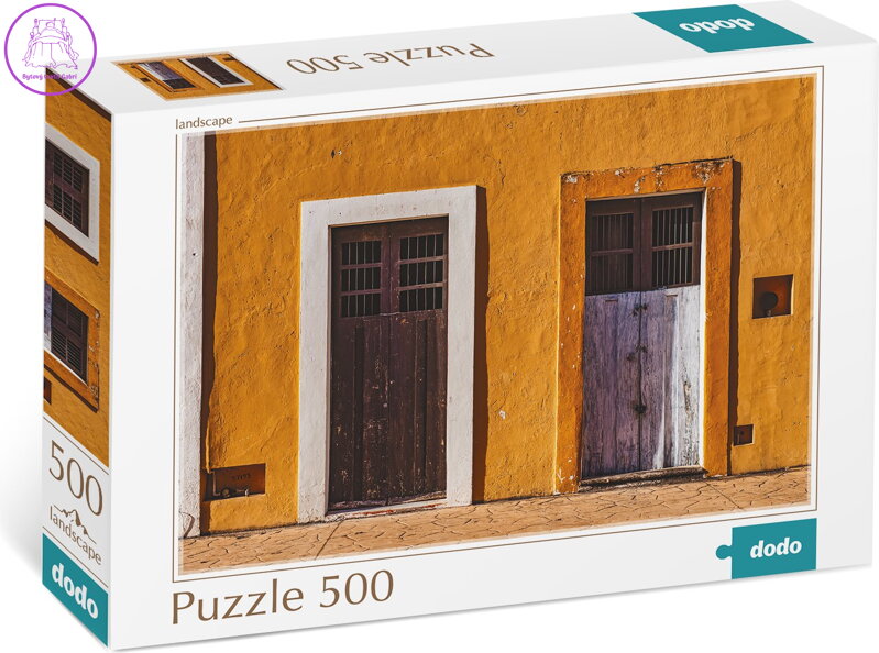 DODO Puzzle Žlutý dům 500 dílků