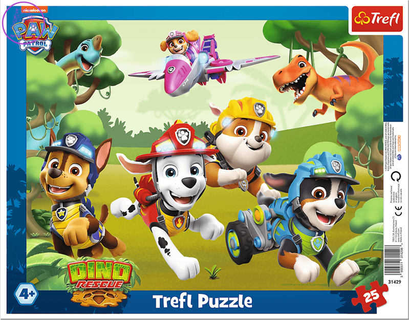 TREFL Puzzle Tlapková patrola: Úžasné psí triky 25 dílků