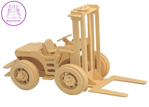 WOODEN TOY , WCK 3D puzzle Vysokozdvižný vozík