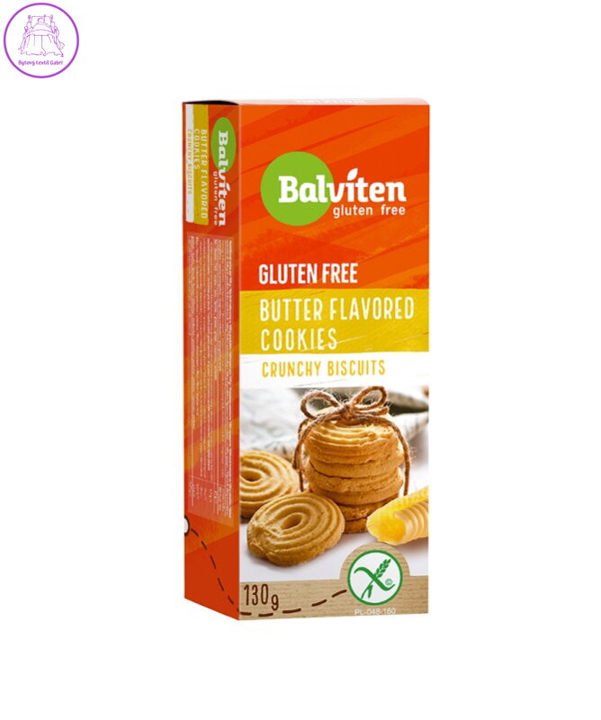 Butter flavored cookies BZL 130g Balviten 3368