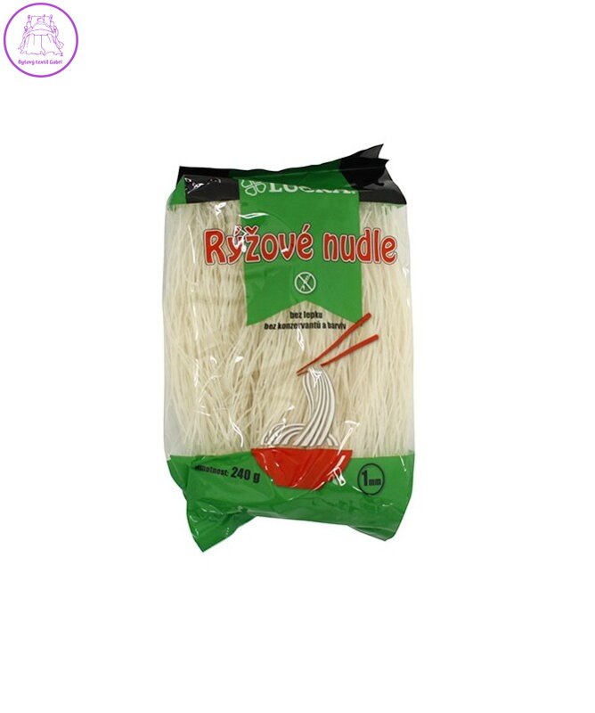 Těstoviny rýžové nudle vlasové 240g LUCKA 2532
