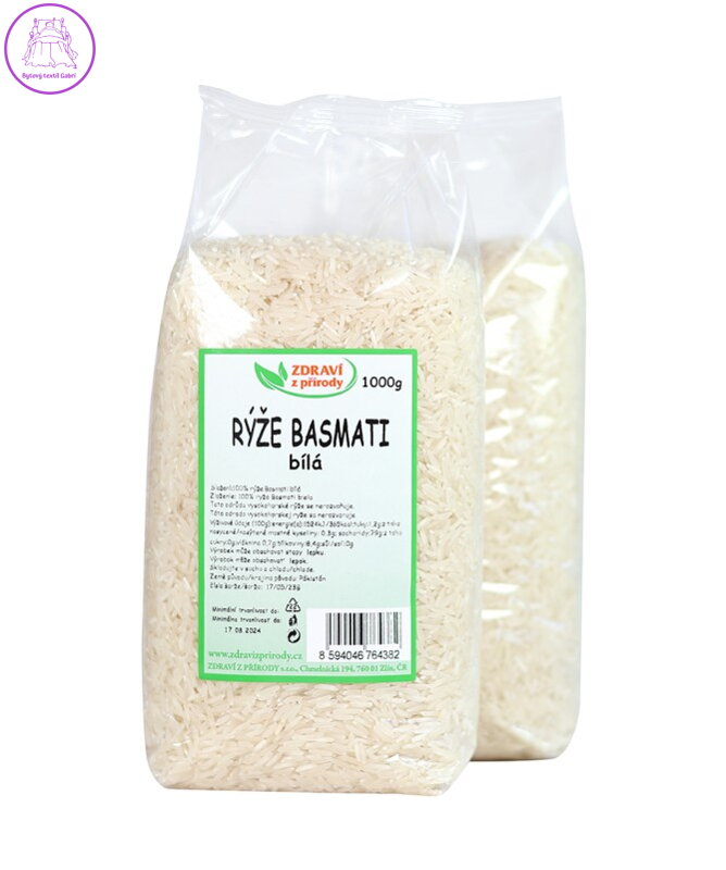 Rýže basmati bílá 1kg ZP NOVINKA 5074