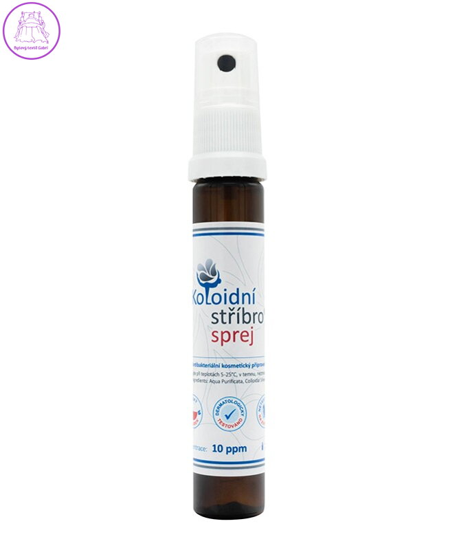 Koloidní stříbro sprej 25ml 10ppm NOVINKA 5173