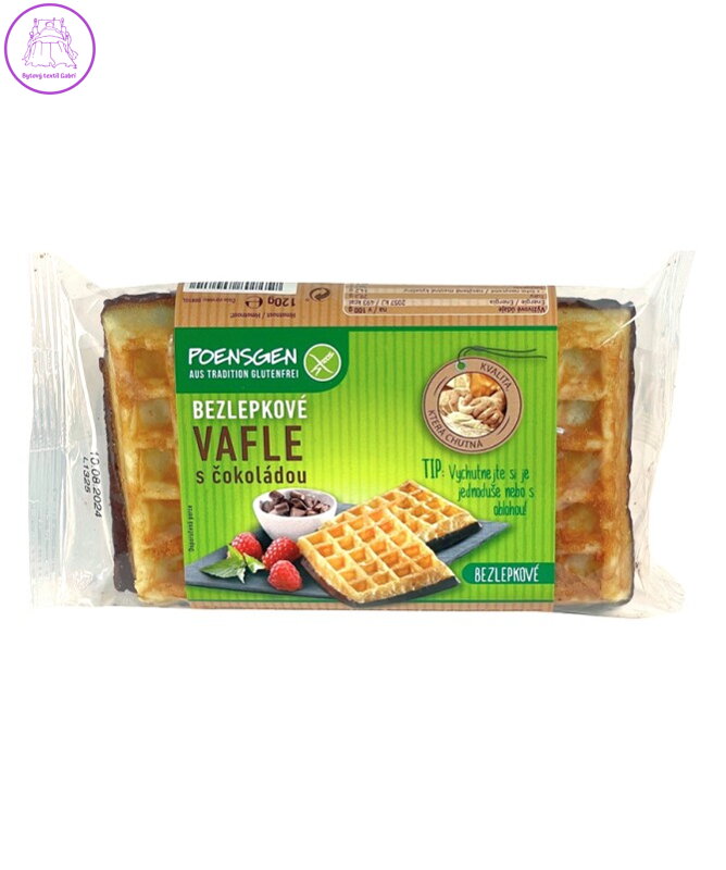 Wafle s čokoládou 120g Poensgen bez lepku NOVINKA 5415