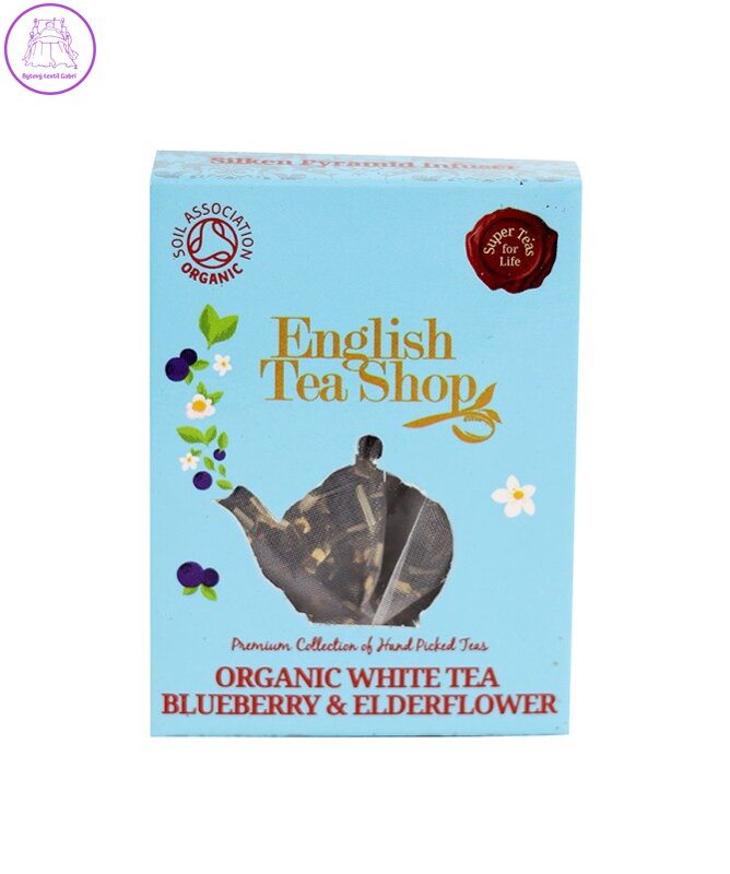 English Tea Shop - Bílý čaj, borůvka a bezový květ 1x2g BIO NOVINKA 5283