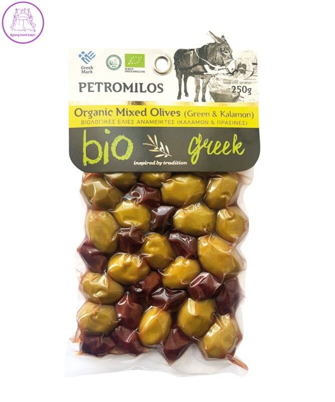 Olivy mix BIO 250g obří s peckou 5510