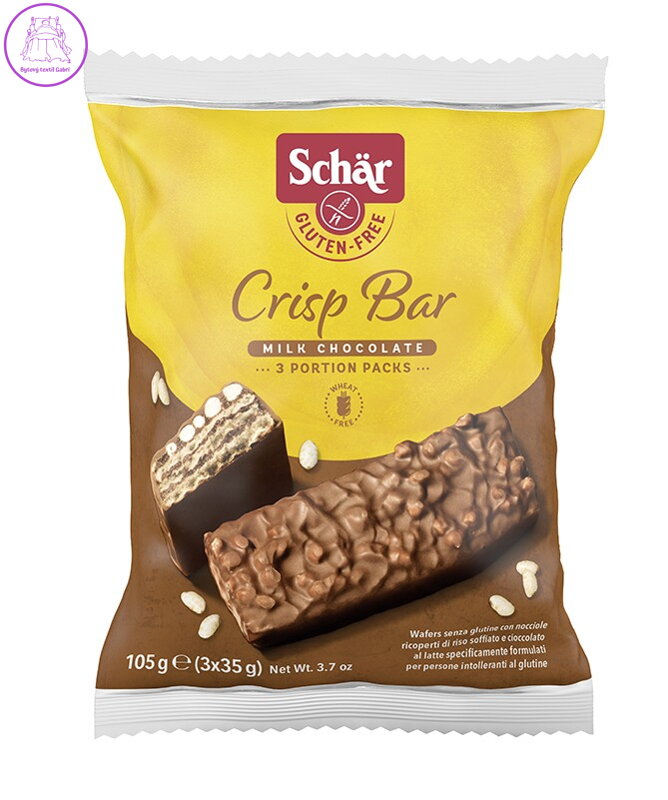 Crisp Bar 105g Schar 3057