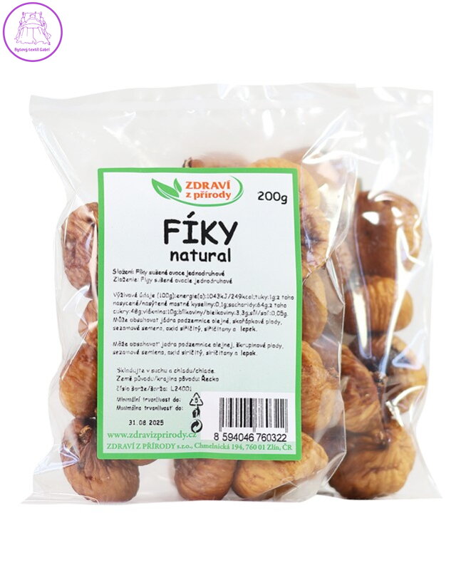 Fíky NATURAL 250g ZP  2286