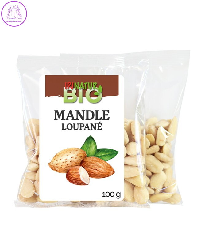 Mandle loupané BIO 100g IPJ 5541