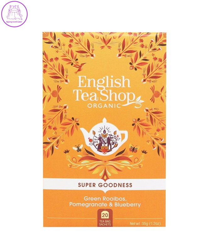 English Tea Shop - zelený rooibos, granát. jablko, borůvka BIO 20x1,75g 1552